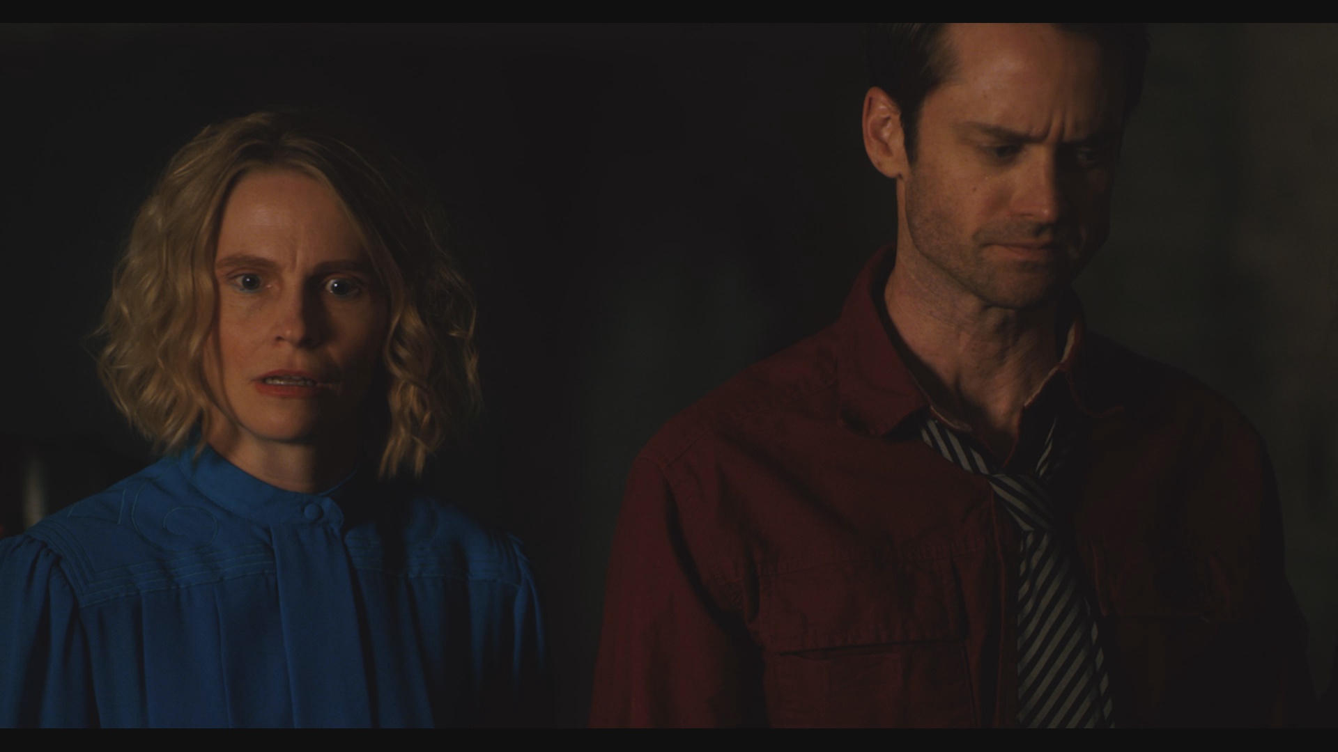 'Inherit the Witch', directed by Cradeaux Alexander & produced by Rohan Quine - still (602) - Michelle Hudson as Stephanie, and Fergus Foster as Paul