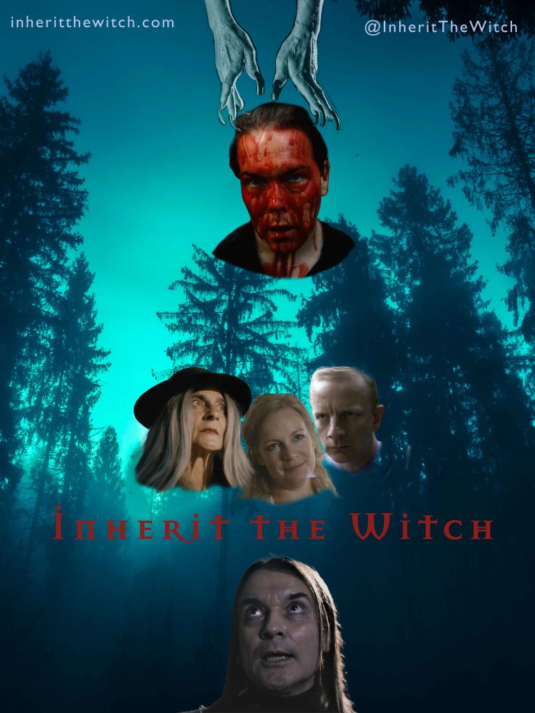Artwork for feature film "Inherit the Witch", written/directed by Cradeaux Alexander and produced by Rohan Quine
