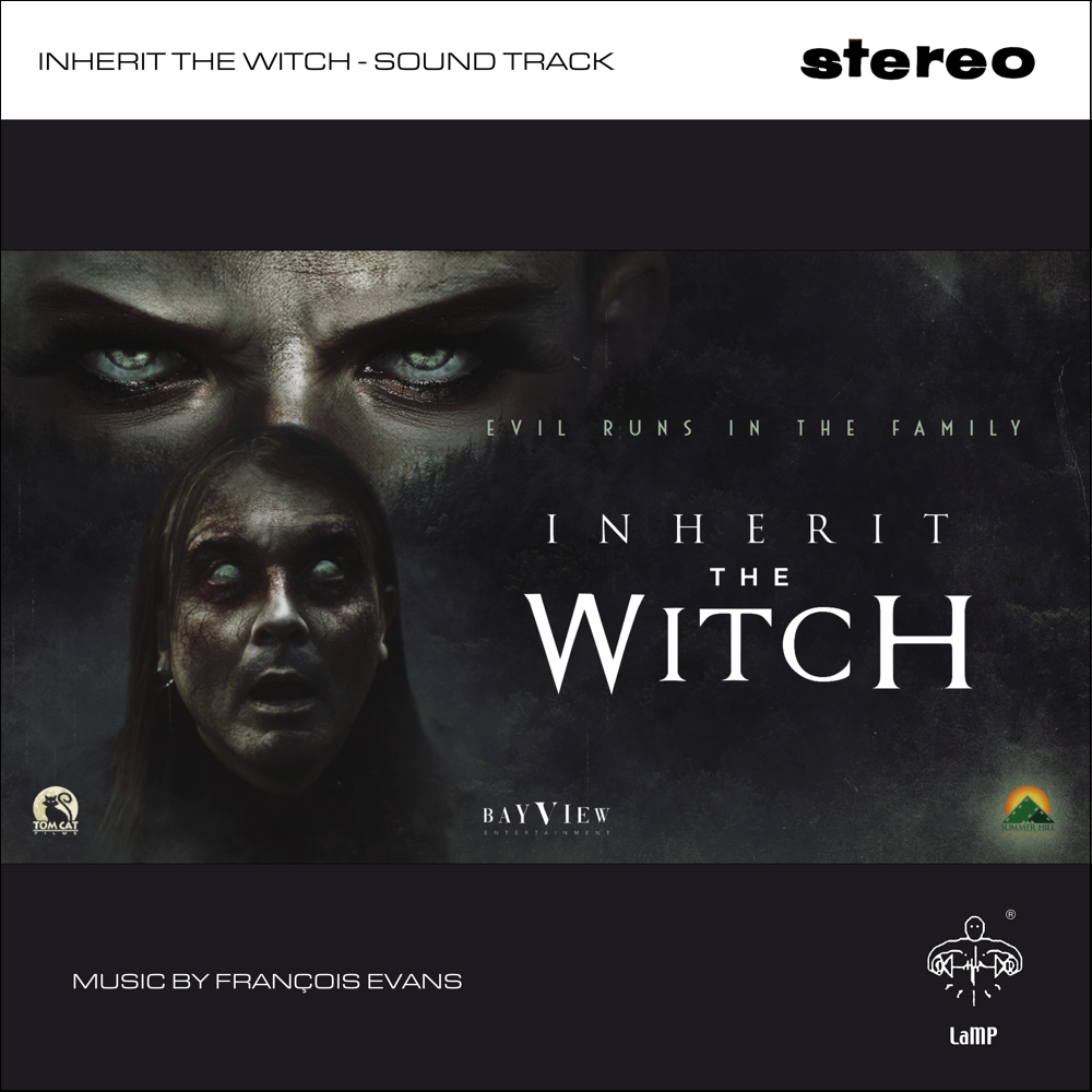 Cover of soundtrack by Francois Evans, for feature film 'inherit the Witch' directed by Cradeaux Alexander and produced by Rohan Quine